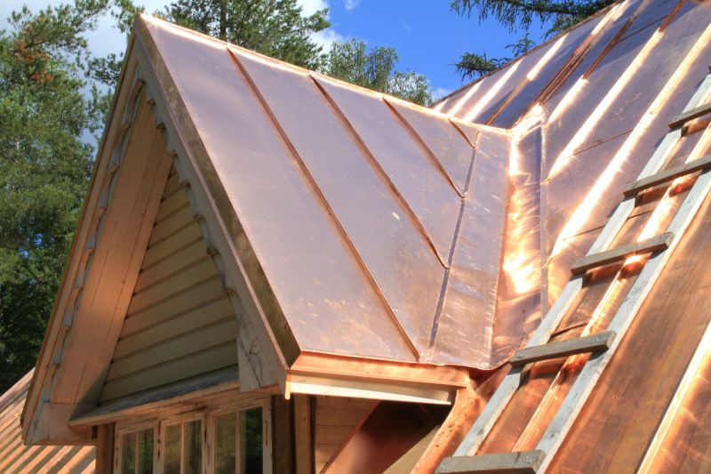 Completed Copper Roof